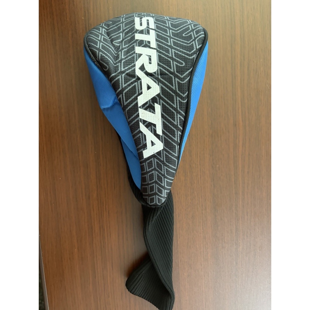 Strata Golf Driver Head Cover Blue Black Pullover Club Cover‎